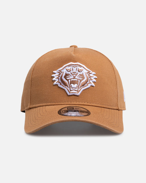 New Era West Tigers 'NRL 2026' 9FORTY A-Frame Snapback Med Beige
