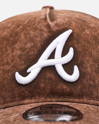 New Era Atlanta Braves 'Washed Walnut' 9FORTY A-Frame Snapback Walnut