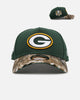 New Era Green Bay Packers 'Realtree Visor' 9FORTY A-Frame Snapback Official Team Color