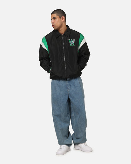 Bleacher Athletic New Zealand Warriors NRL Legacy Baseball Jacket Black