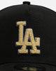 New Era Los Angeles Dodgers 'Canvas Chainstitch Project X' 9FORTY A-Frame Snapback Black/Gold
