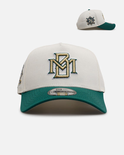 New Era Milwaukee Brewers 'Team Color Visor' 9FORTY A-Frame Snapback Chrome/Official Team Color