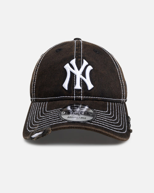 New Era New York Yankees "Stencil Distress" 9Twenty Strapback Black