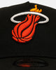 New Era Miami Heat 'NBA Dia De Los Muertos' 9FORTY A-Frame Snapback Black/Orange