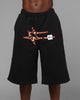 Loiter Hybrid Premium Shorts Black/Leopard