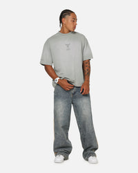 Mitchell & Ness Chicago Bulls Big Oversized Logo T-Shirt Neutral Grey