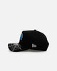 New Era Detroit Lions 'Spider Web Visor' 9FORTY A-Frame Snapback Black