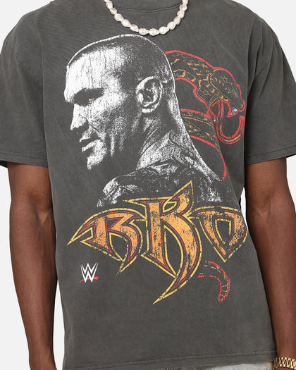 Culture Kings X WWE Randy Orton Heavy T-Shirt Black Wash