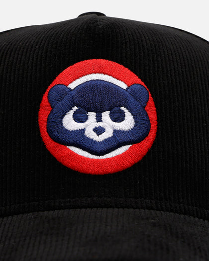 New Era Chicago Cubs 'Black Cord' 9FORTY A-Frame Corduroy Snapback Black