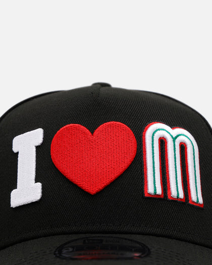 New Era Mexico National Baseball Team 'Love' 9FORTY A-Frame Snapback Black