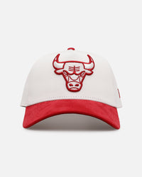 New Era Chicago Bulls 'Cardinal Suede' 9FORTY A-Frame Snapback Cardinal