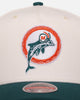 Mitchell & Ness Miami Dolphins 'Go Team Go' MVP Snapback Off White/Teal