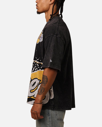 New Era Los Angeles Lakers Sport Class T-Shirt Washed Black