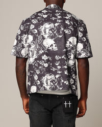 Saint Morta Undying Love Short Sleeve Shirt Black/White
