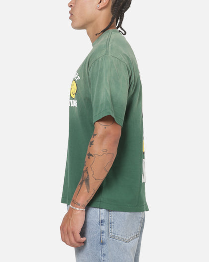 Market Smiley Lockup T-Shirt Dark Green