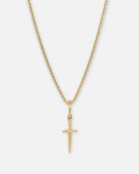 Saint Morta Dagger Pendant Gold