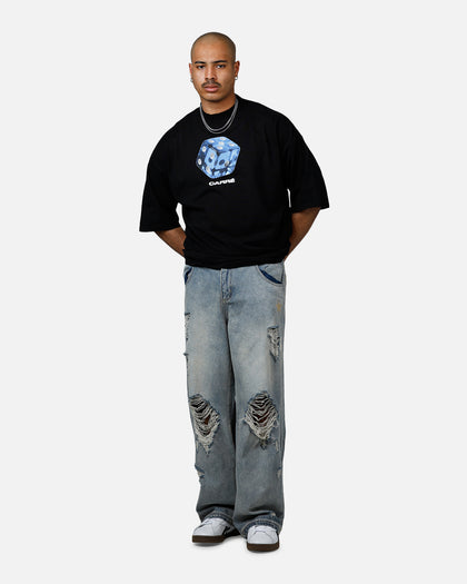 Carre Die Mock T-Shirt Black