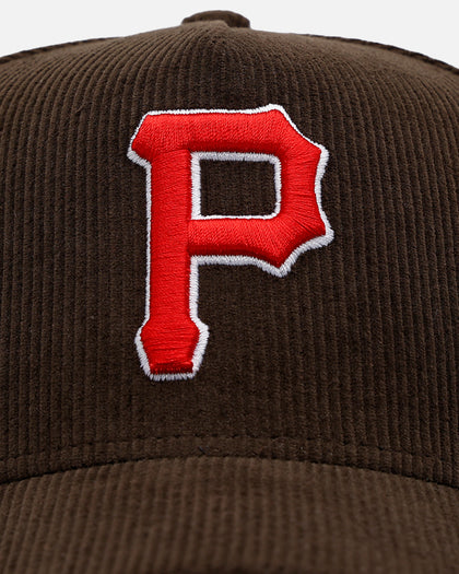 New Era Pittsburgh Pirates 'Walnut Cord' 9FORTY A-Frame Corduroy Snapback Walnut