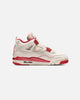 Jordan Women's Air Jordan 4 Retro "Pale Ivory and Tough Red" Pale Ivory