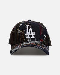 New Era Los Angeles Dodgers 'Running Stitch' 9FORTY A-Frame Snapback Multi