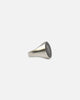NXS Rose Signet Ring White Gold/Black
