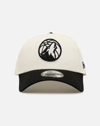 New Era Minnesota Timberwolves 'Easy Chrome Black' 9FORTY A-Frame Snapback Chrome/Black