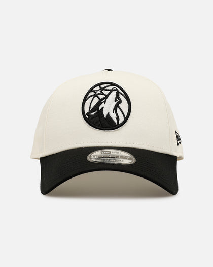 New Era Minnesota Timberwolves 'Easy Chrome Black' 9FORTY A-Frame Snapback Chrome/Black
