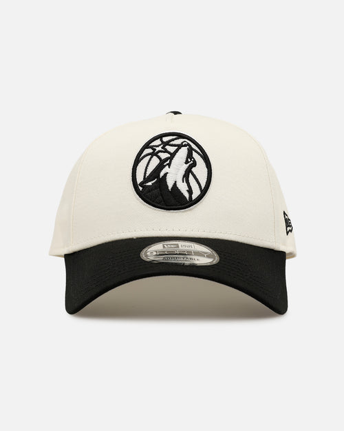 New Era Minnesota Timberwolves 'Easy Chrome Black' 9FORTY A-Frame Snapback Chrome/Black