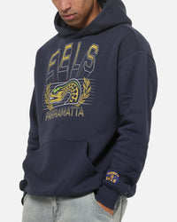 Bleacher Athletic Parramatta Eels NRL Adult Club Wreath Hoodie Navy