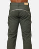 MNML D519 Leather Zipper Flare Pants Charcoal Grey