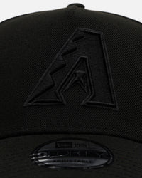New Era Arizona Diamondbacks 'Easy Black' 9FORTY A-Frame Snapback Black/Black