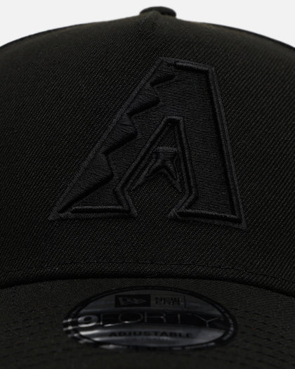 New Era Arizona Diamondbacks 'Easy Black' 9FORTY A-Frame Snapback Black/Black