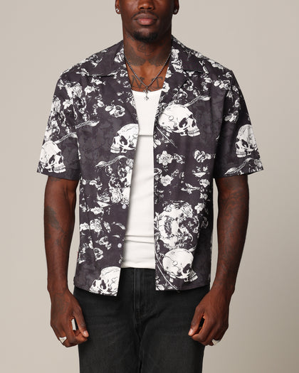 Saint Morta Undying Love Short Sleeve Shirt Black/White
