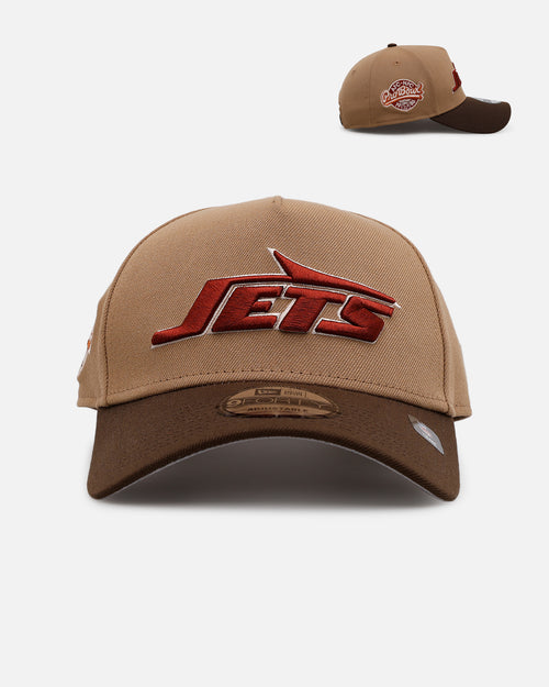 New Era New York Jets 'Thanksgiving Football' 9FORTY A-Frame Snapback Khaki
