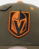 Mitchell & Ness Vegas Golden Knights 'Harmony of Hues' Pro Crown Snapback Olive/Orange
