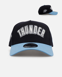 New Era Oklahoma City Thunder 'Ocean' 9FORTY A-Frame Snapback Navy/Sky Blue