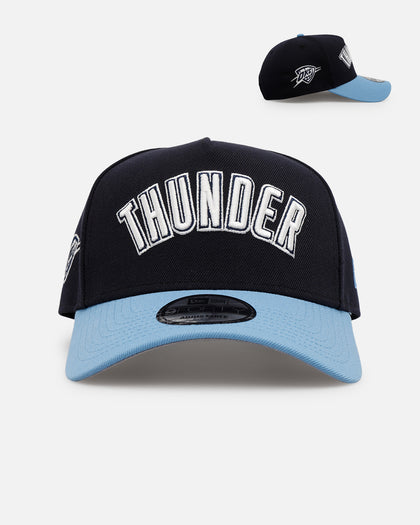 New Era Oklahoma City Thunder 'Ocean' 9FORTY A-Frame Snapback Navy/Sky Blue