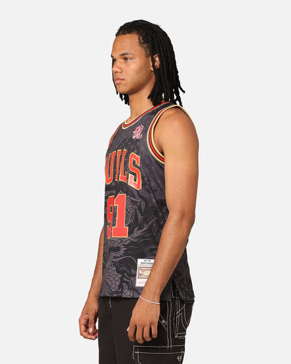 Mitchell & Ness Chicago Bulls Dennis Rodman '97-98 Year of the Dragon Swingman Jersey Black/Red