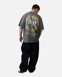 73Studio X Lord Of The Rings One Ring Vintage T-Shirt Washed Charcoal