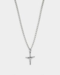 Saint Morta Crucifix Pendant White Gold