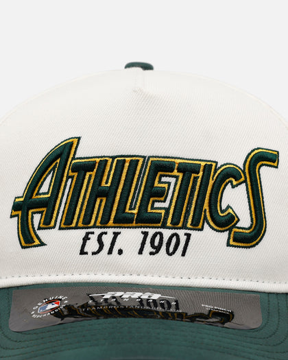 Pro Standard Oakland Athletics 'Paradise' Pro Pinch Strapback Eggshell