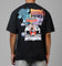 Loiter Horse Power Vintage Drop T-Shirt Black Acidwash