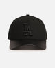 New Era Los Angeles Dodgers 'Canvas Leather' 9FORTY A-Frame Snapback Black