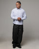 American Thrift Oxford Long Sleeve Shirt Blue Stripe
