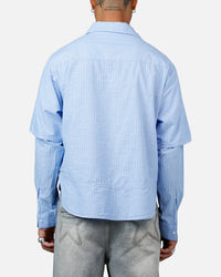 MNML Chambray Double Layer Shirt Blue