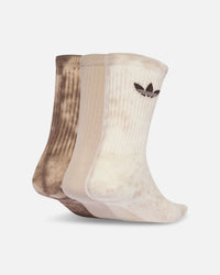 Adidas Tie Dye Crew Socks 3 Pack Warm Tie Dye