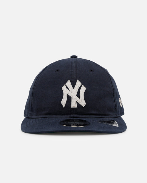 New Era New York Yankees 'Felt Logo' 9FIFTY Retro Crown Strapback Navy