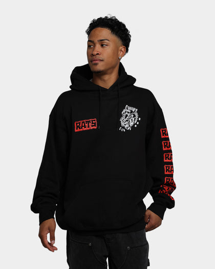 Rats Get Fat Baphomet Hoodie Black