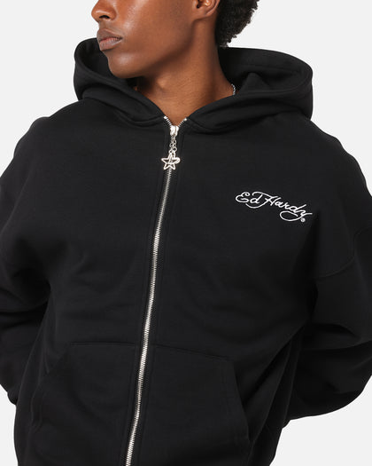 Ed Hardy UV Active Zip Hoodie Black/Multi