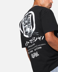 73Studio X Yu-Gi-Oh! Dark Magician Card Heavyweight T-Shirt Black
